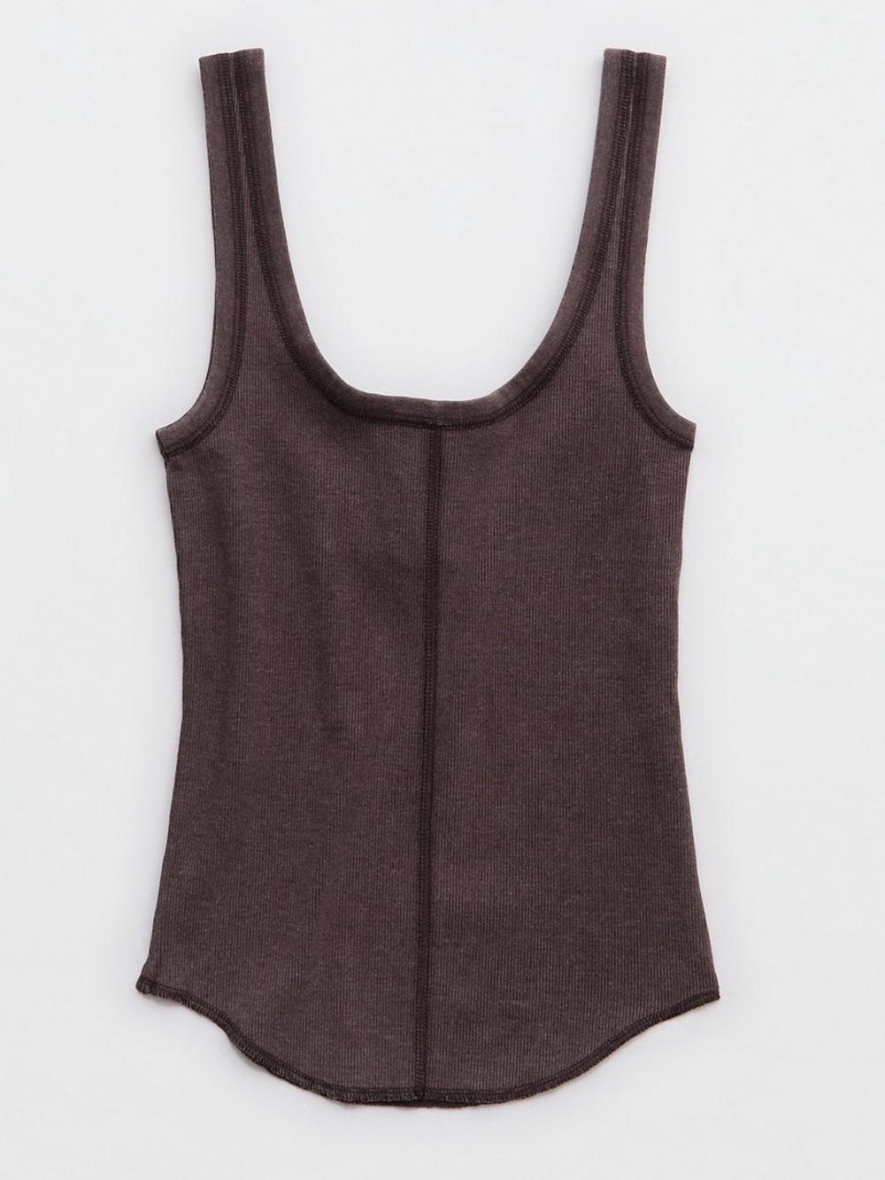 Aerie Ribbed Henley Tank Top - Picture 2 of 8